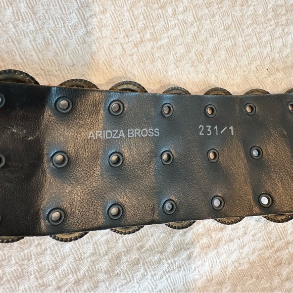 Aridza Bross Brown Suede Leather Decorative Belt main image 4